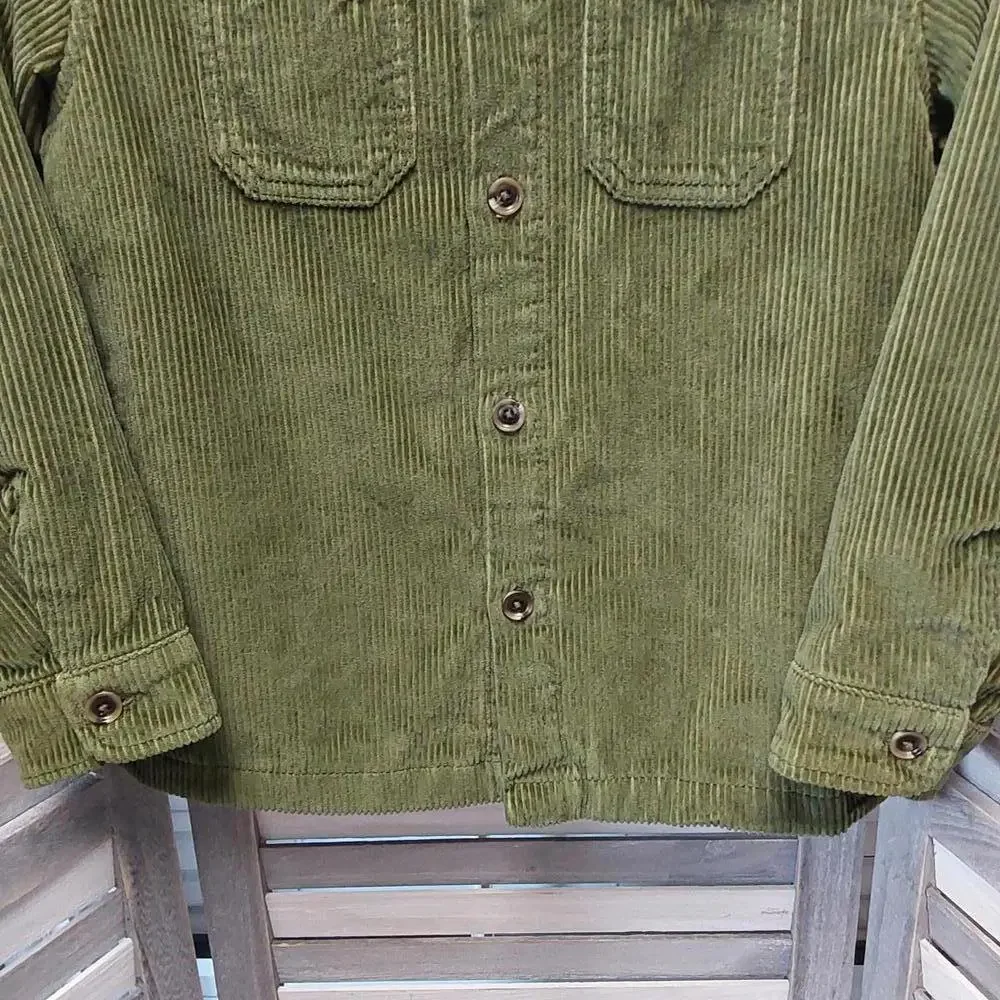 Olive Green Corduroy Shirt Jacket | Cat & Jack | L (10/12)